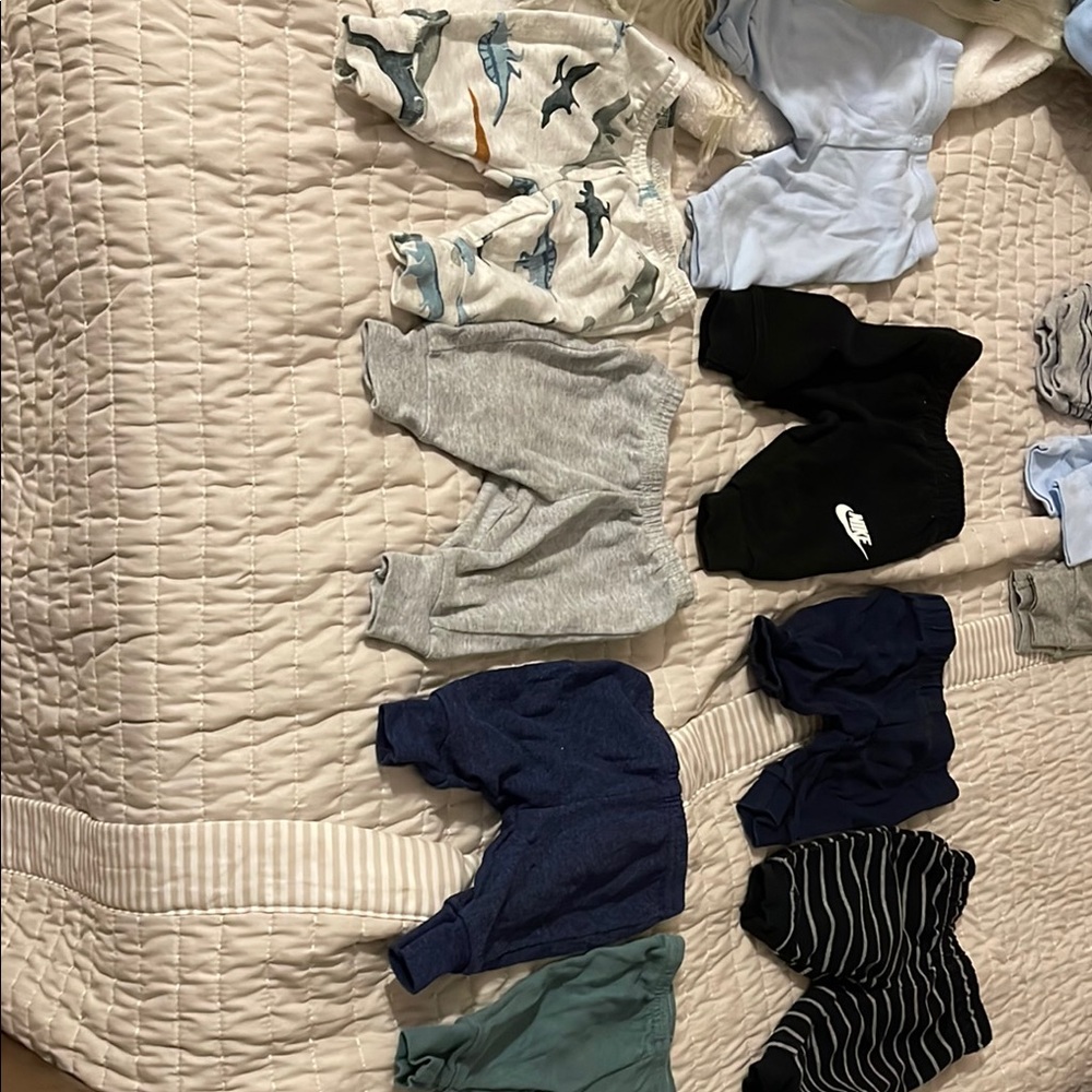 Baby Clothing Set with Shark Print
